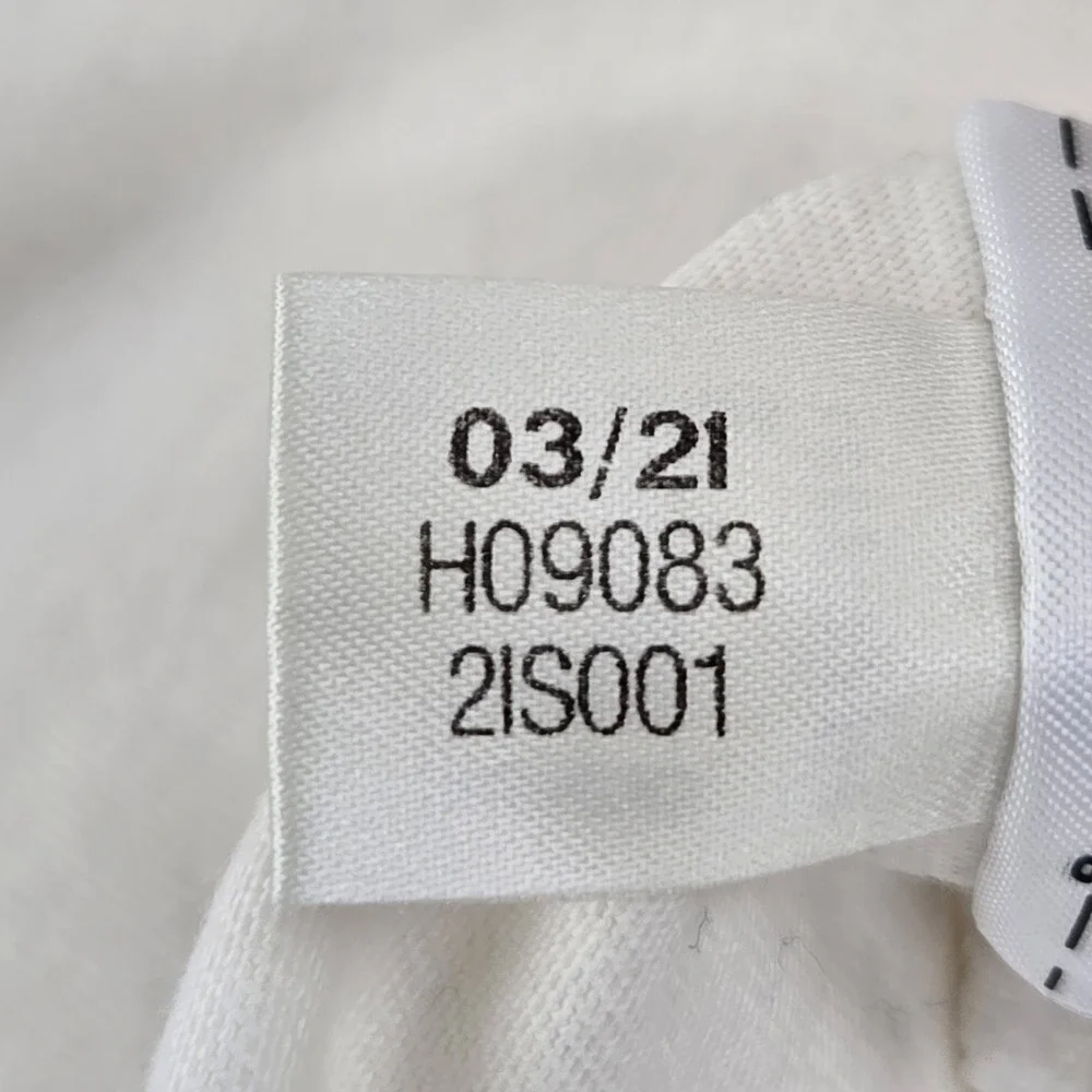 Adidas Men Shirt L White Graphic Print Adventure Camping Logo READ